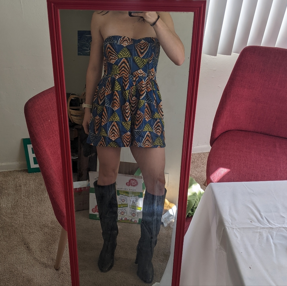 Vintage Strapless Romper